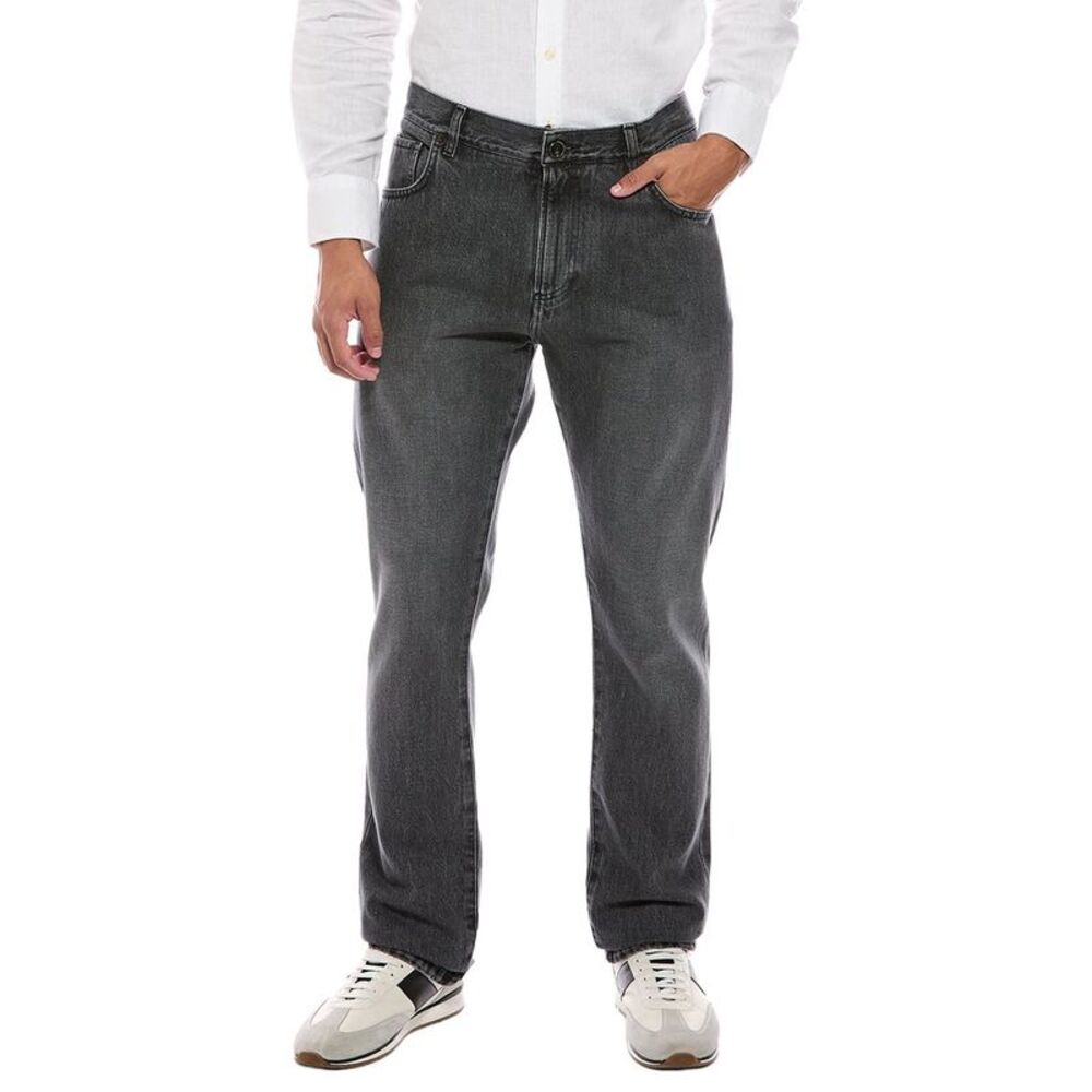 Isaia Mens  Grey Jean, Grey